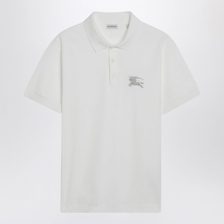 Shirts &amp; Tops M Burberry - White cotton polo shirt Brand