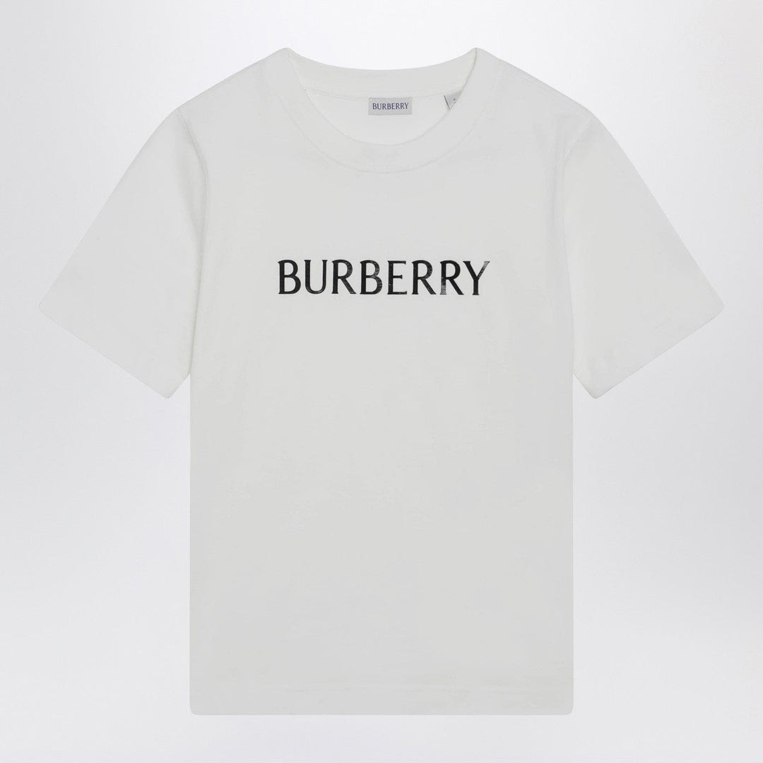 Shirts & Tops Burberry - White T-shirt with logo print Brand