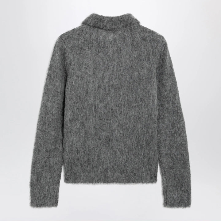Chloé - Smoke grey alpaca-blend cardigan Brand Shirts &amp; Tops M