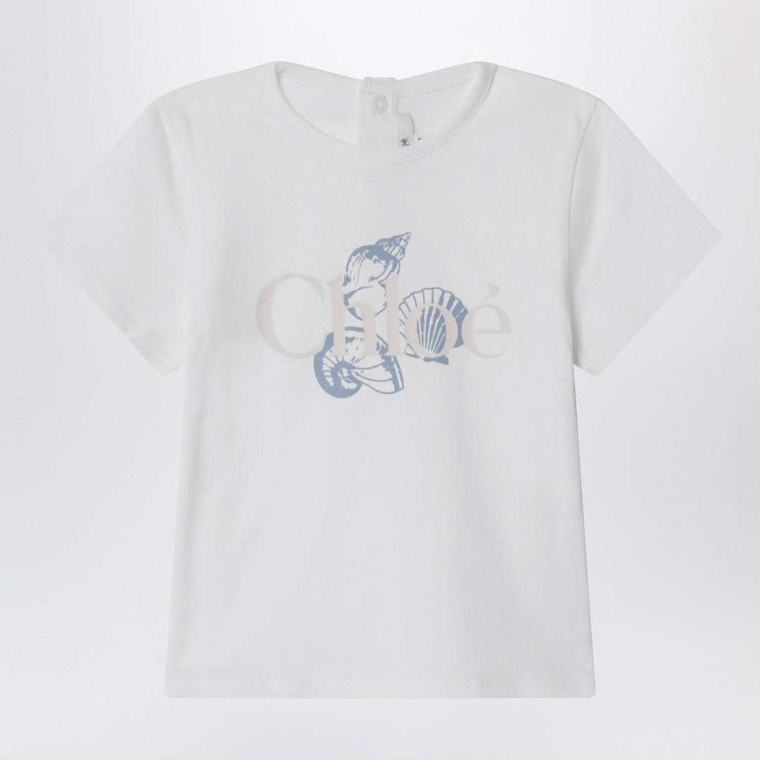 Shirts &amp; Tops 12 Chloé - White T-shirt with logo print Brand