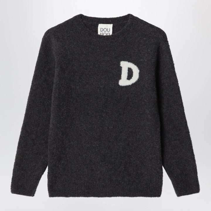 Douuod - Ebony brown bouclé knit sweater Brand Shirts &amp; Tops 4Y