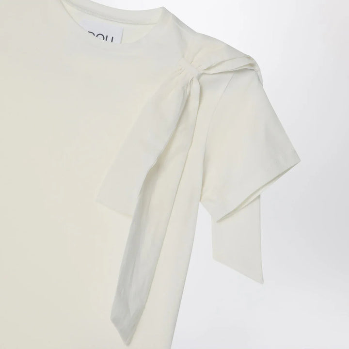 Douuod - Ivory t-shirt with bow Brand Shirts &amp; Tops 4