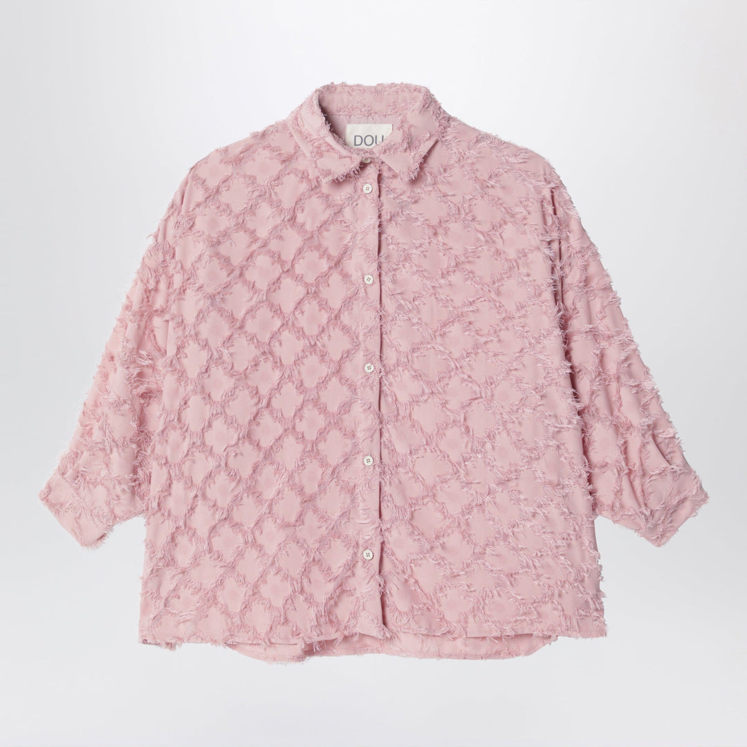 Shirts &amp; Tops 10 Douuod - Pink Shirt With Fringe Pattern Brand