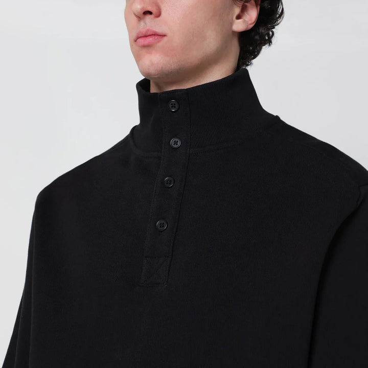 Entire Studios - Black cotton buttoned sweater Brand Shirts &amp; Tops