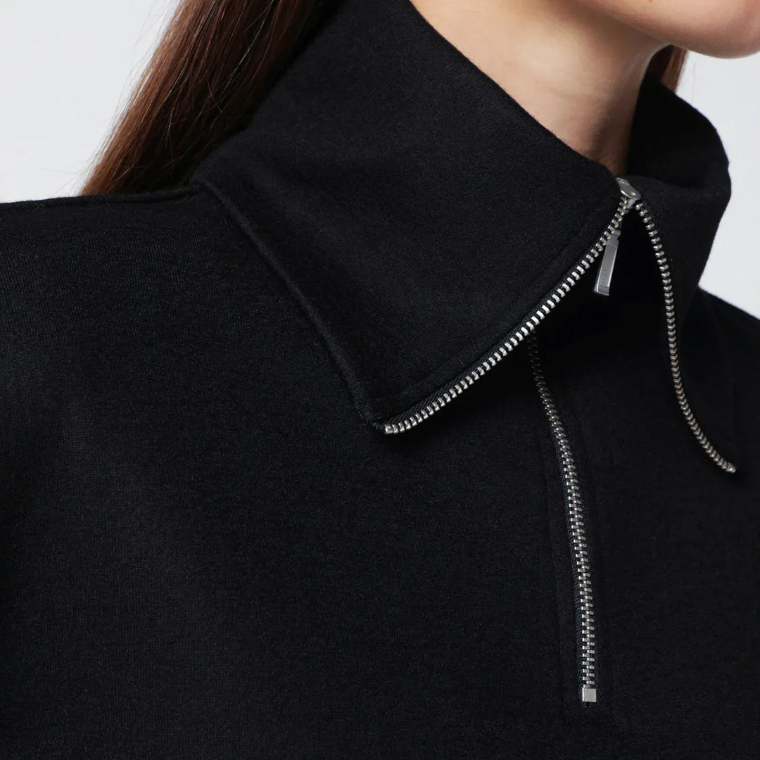 Entire Studios - Black wool zip-collar top Brand Shirts &amp; Tops L
