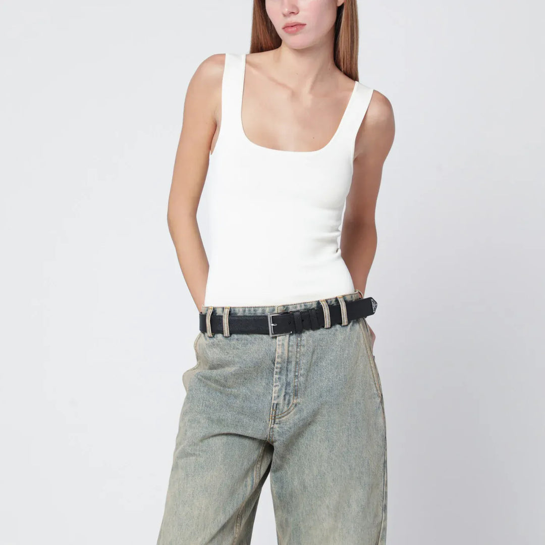 Entire Studios - White viscose-blend top Brand Shirts &amp; Tops M/L