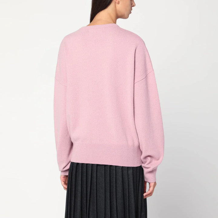 extreme cashmere - Pink cashmere crew neck sweater Brand Shirts &amp; Tops TU