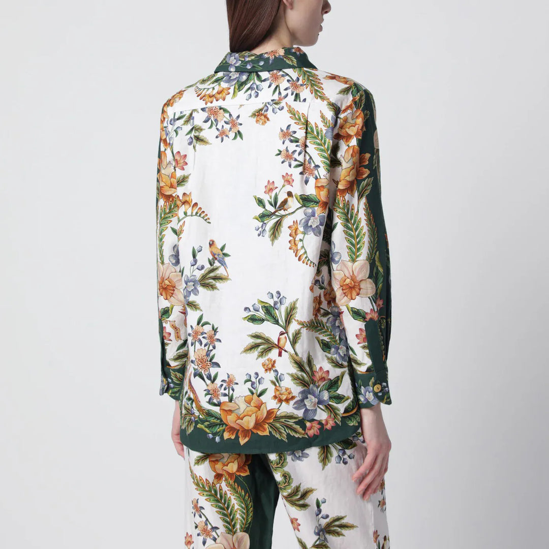 FARM Rio - Sand Nature shirt in linen blend Brand Shirts &amp; Tops