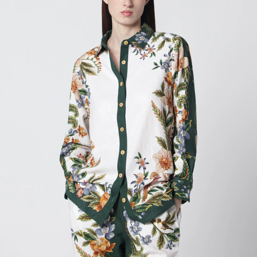 FARM Rio - Sand Nature shirt in linen blend Brand Shirts &amp; Tops S