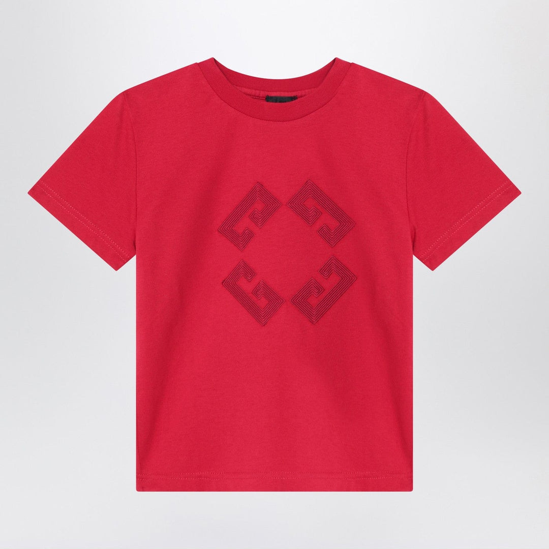 Shirts & Tops 12+ Givenchy - Bordeaux T-shirt with embroidered logo Brand