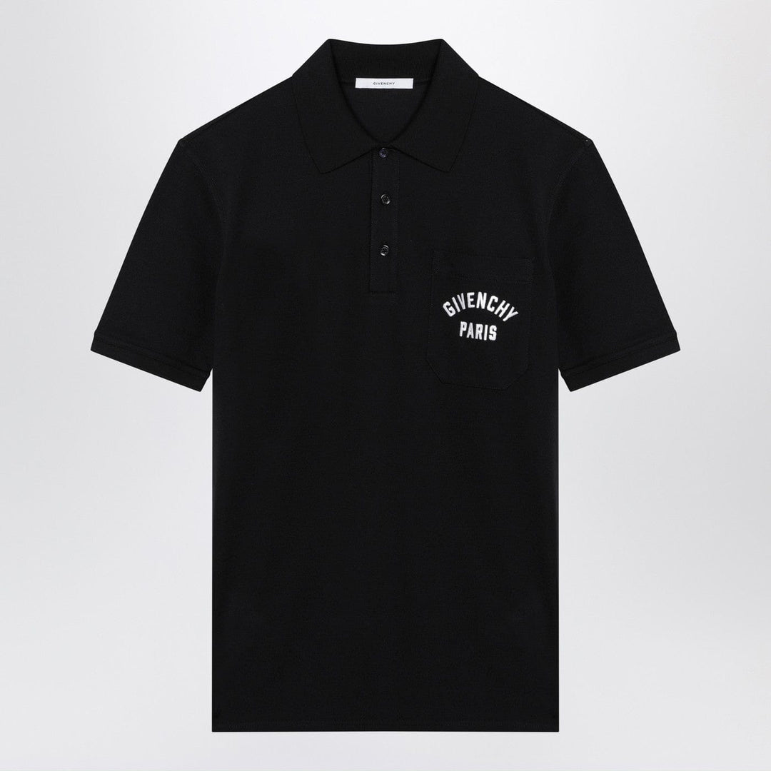 Shirts &amp; Tops Givenchy - Dark blue polo shirt with logo embroidery Brand