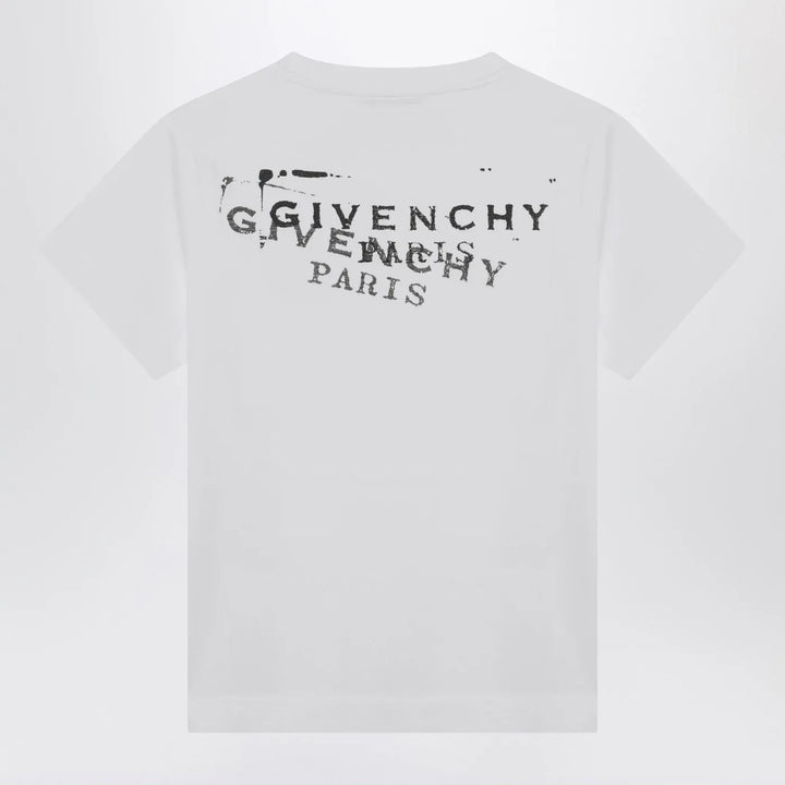 Givenchy - White cotton T-shirt with logo print Brand Shirts &amp; Tops