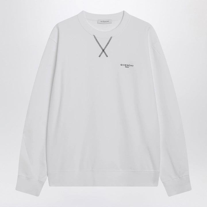 Shirts &amp; Tops Givenchy - White Couture Seam sweatshirt with embroidered logo Brand