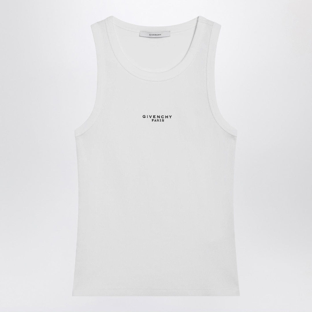 Shirts & Tops Givenchy - White slim-fit tank top with logo Brand