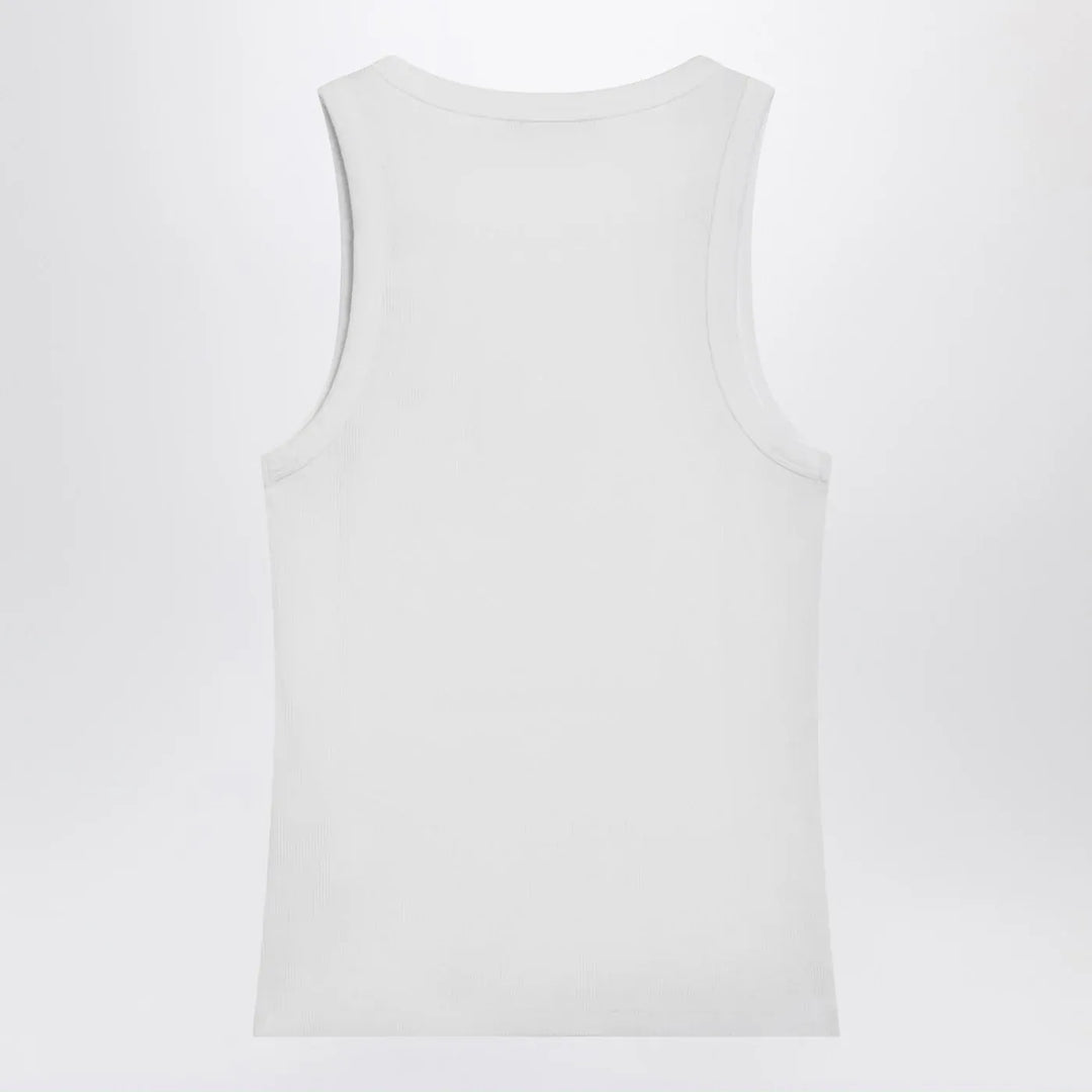 Givenchy - White slim-fit tank top with logo Brand Shirts &amp; Tops