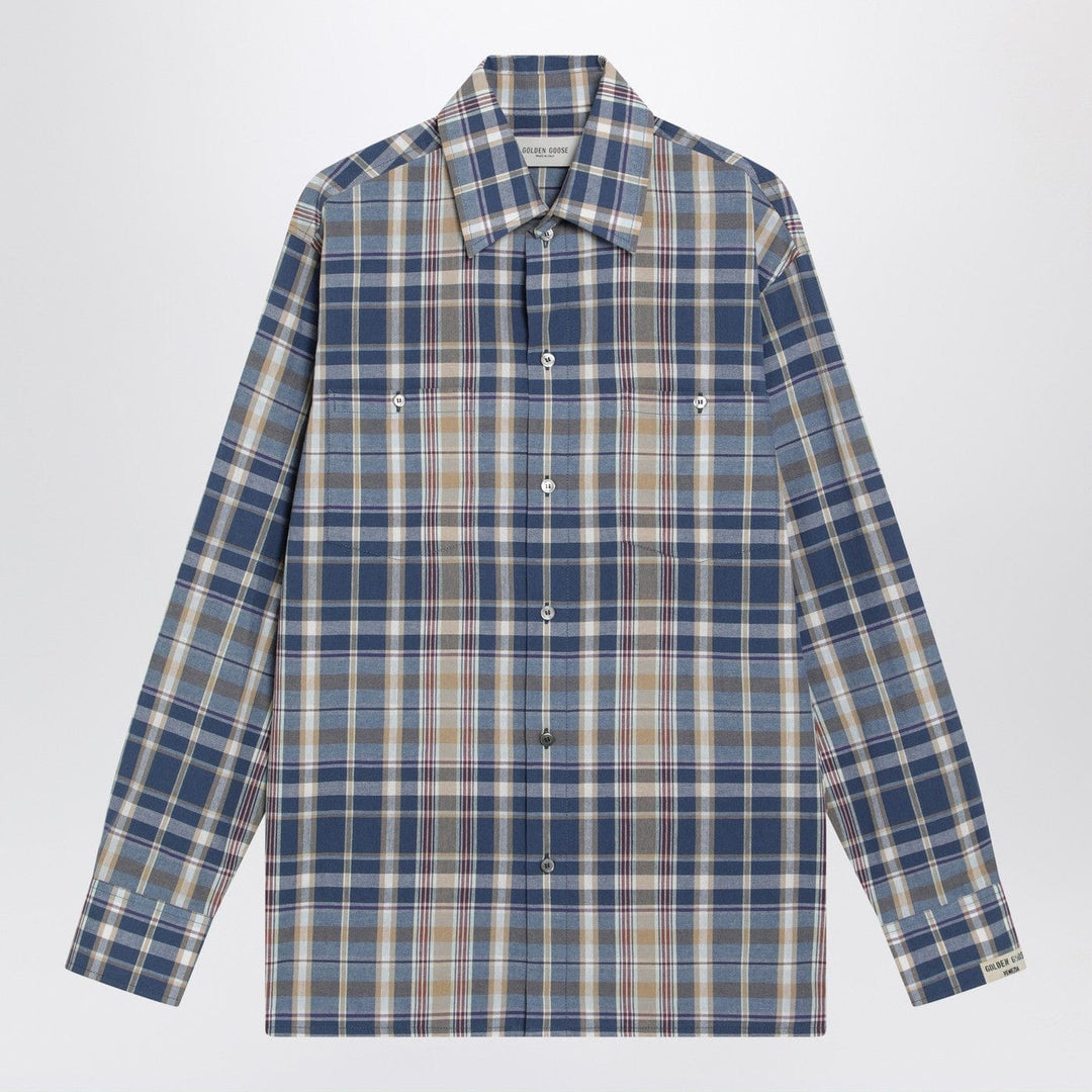 Shirts &amp; Tops Golden Goose - Indigo blue checked shirt Brand