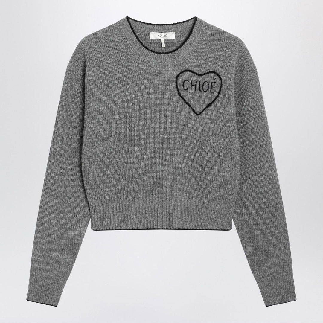 Shirts &amp; Tops Gray wool and cashmere sweater Brand