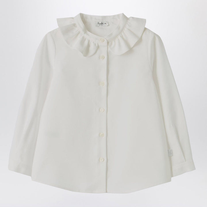 Shirts &amp; Tops 2 Il Gufo - White shirt with ruffled collar Brand