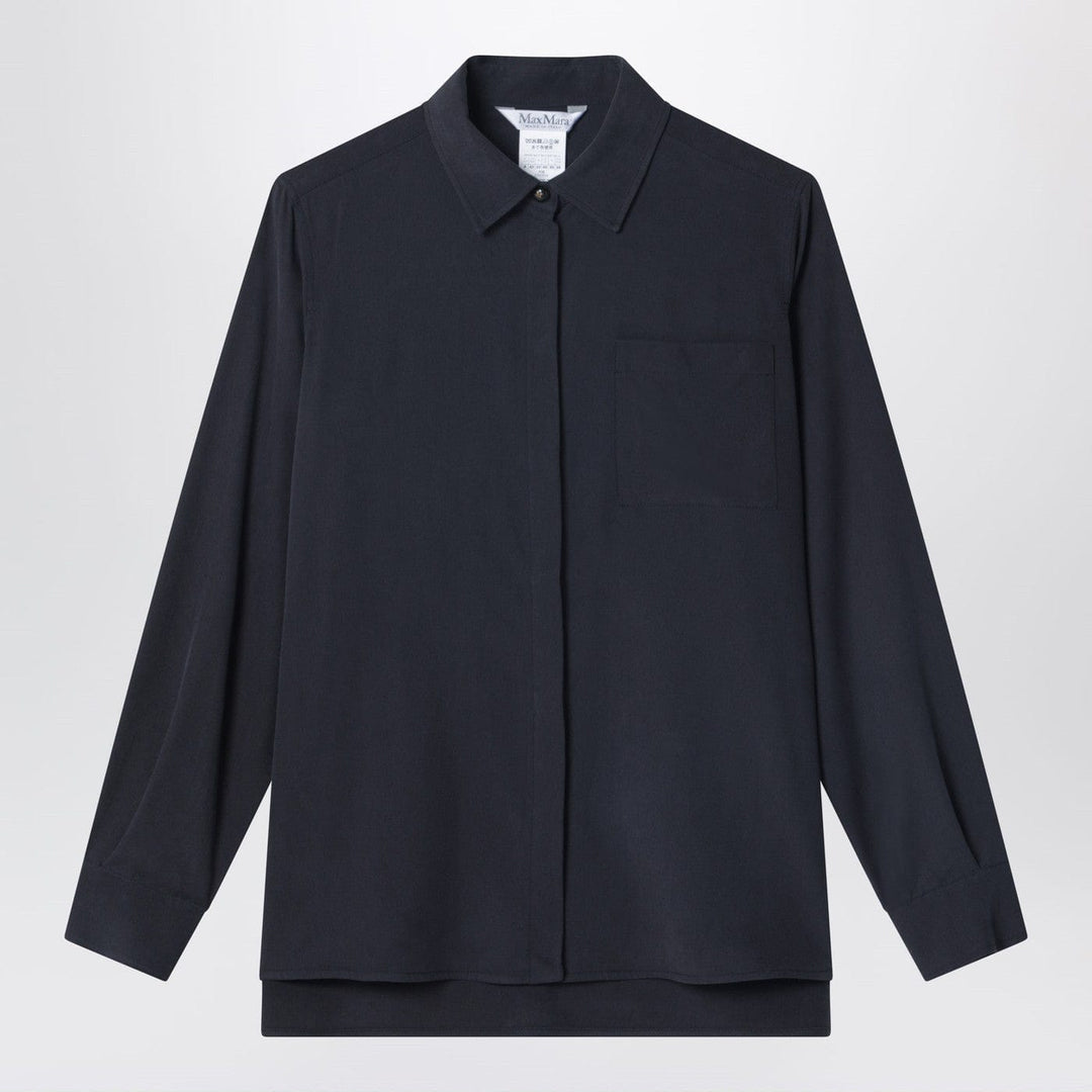 Shirts &amp; Tops Max Mara - Blue silk shirt Brand