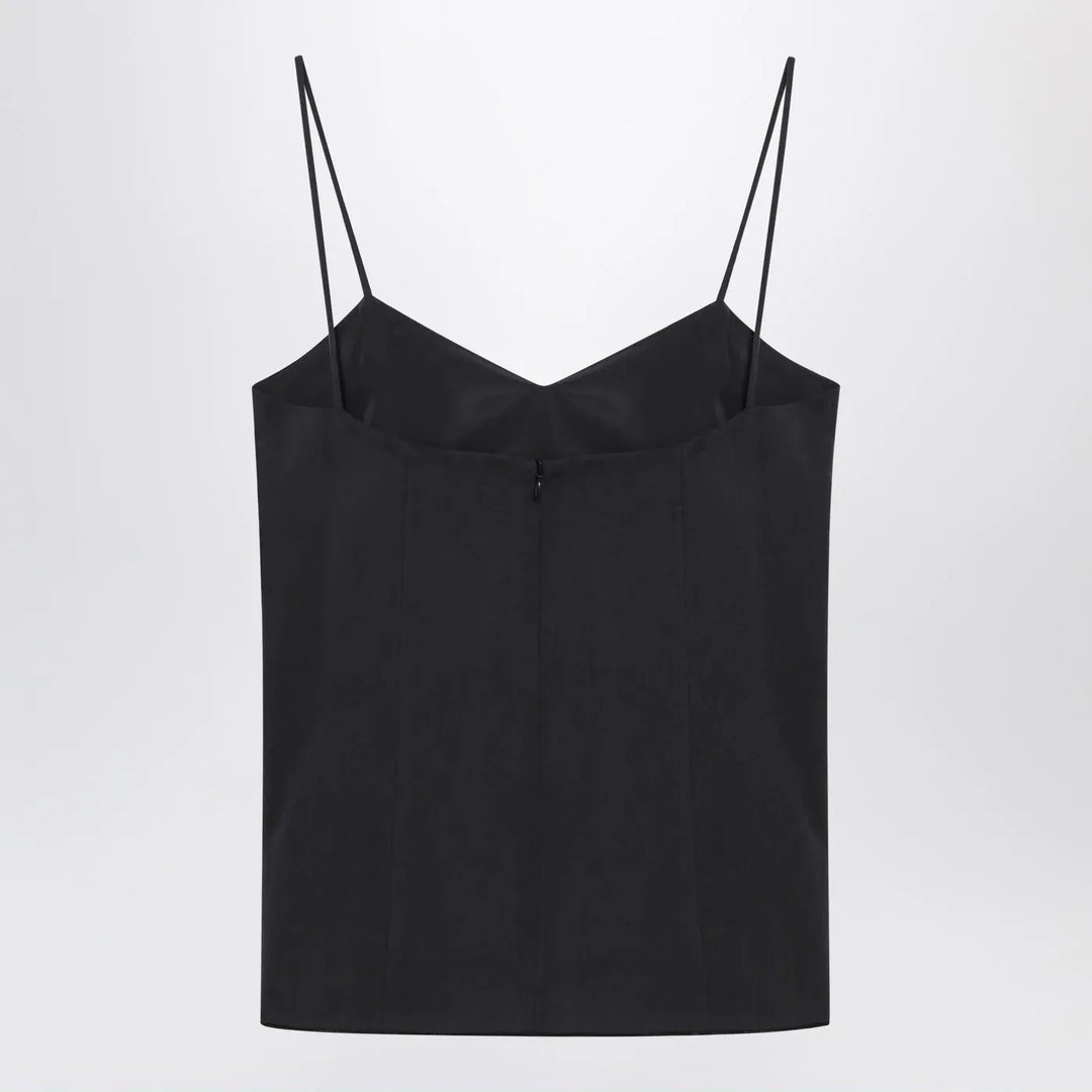 Max Mara - Blue silk tank top Brand Shirts &amp; Tops