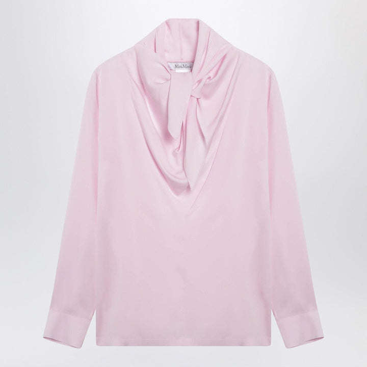 Shirts &amp; Tops Max Mara - Pink blouse in silk charmeuse Brand