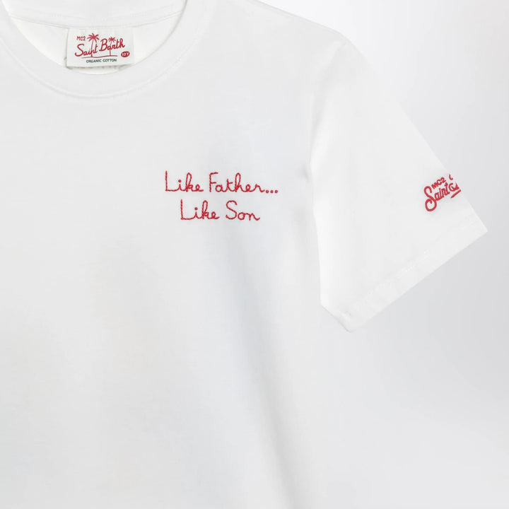 MC2 Saint Barth - White T-shirt with The Simpsons Homer and Bart print Brand Shirts &amp; Tops