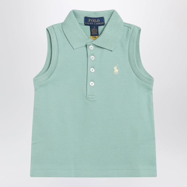 Shirts &amp; Tops 2 Polo Ralph Lauren - Aquamarine sleeveless cotton polo Brand