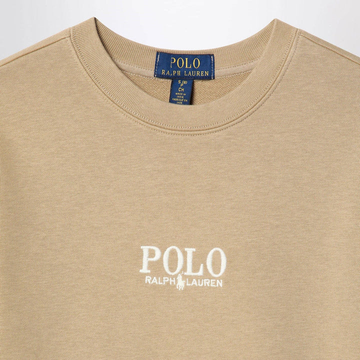 Polo Ralph Lauren - Beige cotton sweatshirt with logo Brand Shirts &amp; Tops 2