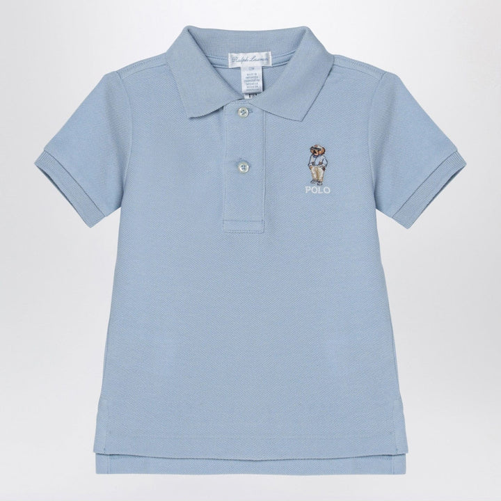 Shirts &amp; Tops 3 Polo Ralph Lauren - Light blue cotton polo shirt with logo embroidery Brand