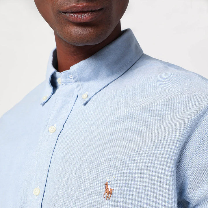 Polo Ralph Lauren - Light blue Oxford shirt Custom-fit Brand Shirts &amp; Tops