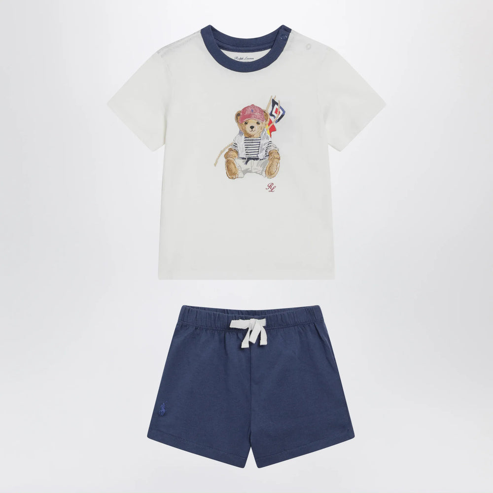 Polo Ralph Lauren - White/blue Polo Bear two-piece set Brand Shirts & Tops 6