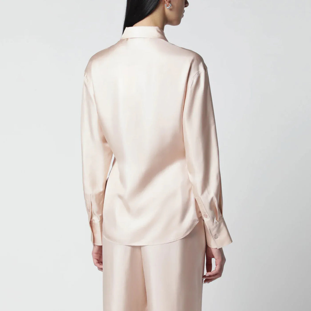 Róhe - Light pink silk shirt Brand Shirts &amp; Tops
