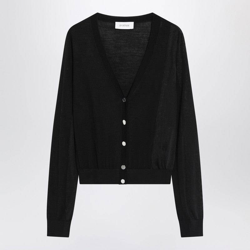 Shirts &amp; Tops Sportmax - Black wool cardigan - L Brand