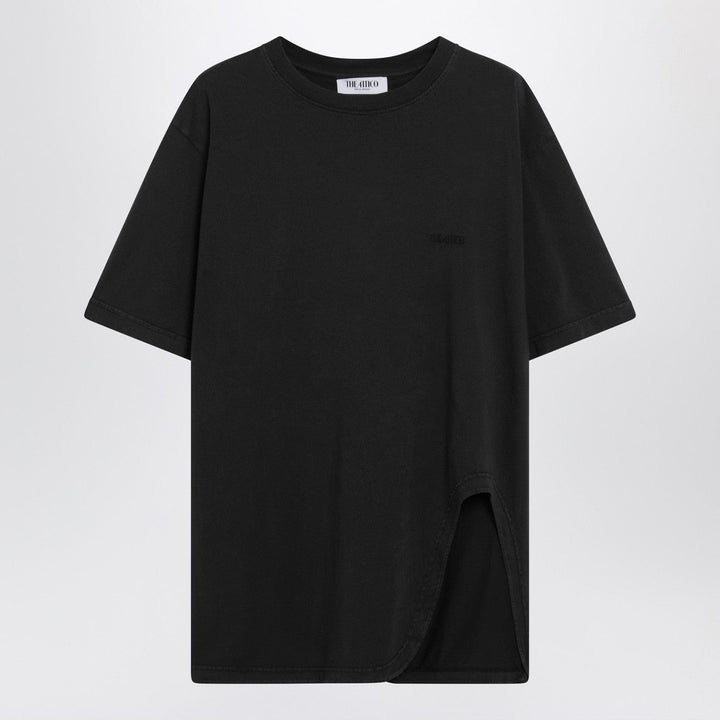 Shirts &amp; Tops The Attico - Black washed T-shirt with shaped hem Brand