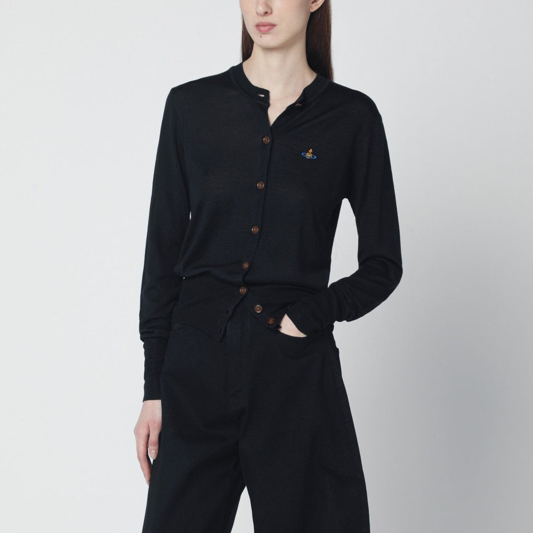 Shirts & Tops Vivienne Westwood - Black wool and silk cardigan Brand