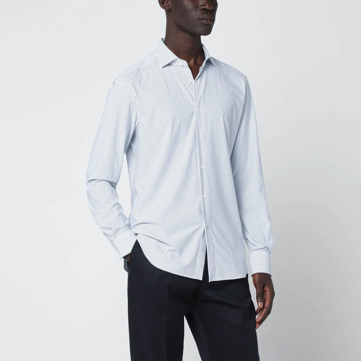 XACUS - White striped Tailor Fit shirt Brand Shirts &amp; Tops 39