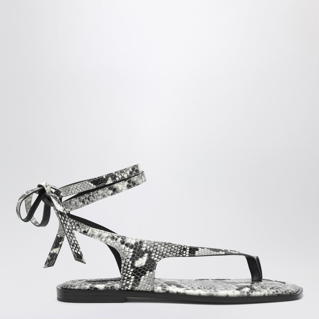 Shoes A.EMERY - The Heidi Sandals snake-effect in leather Brand