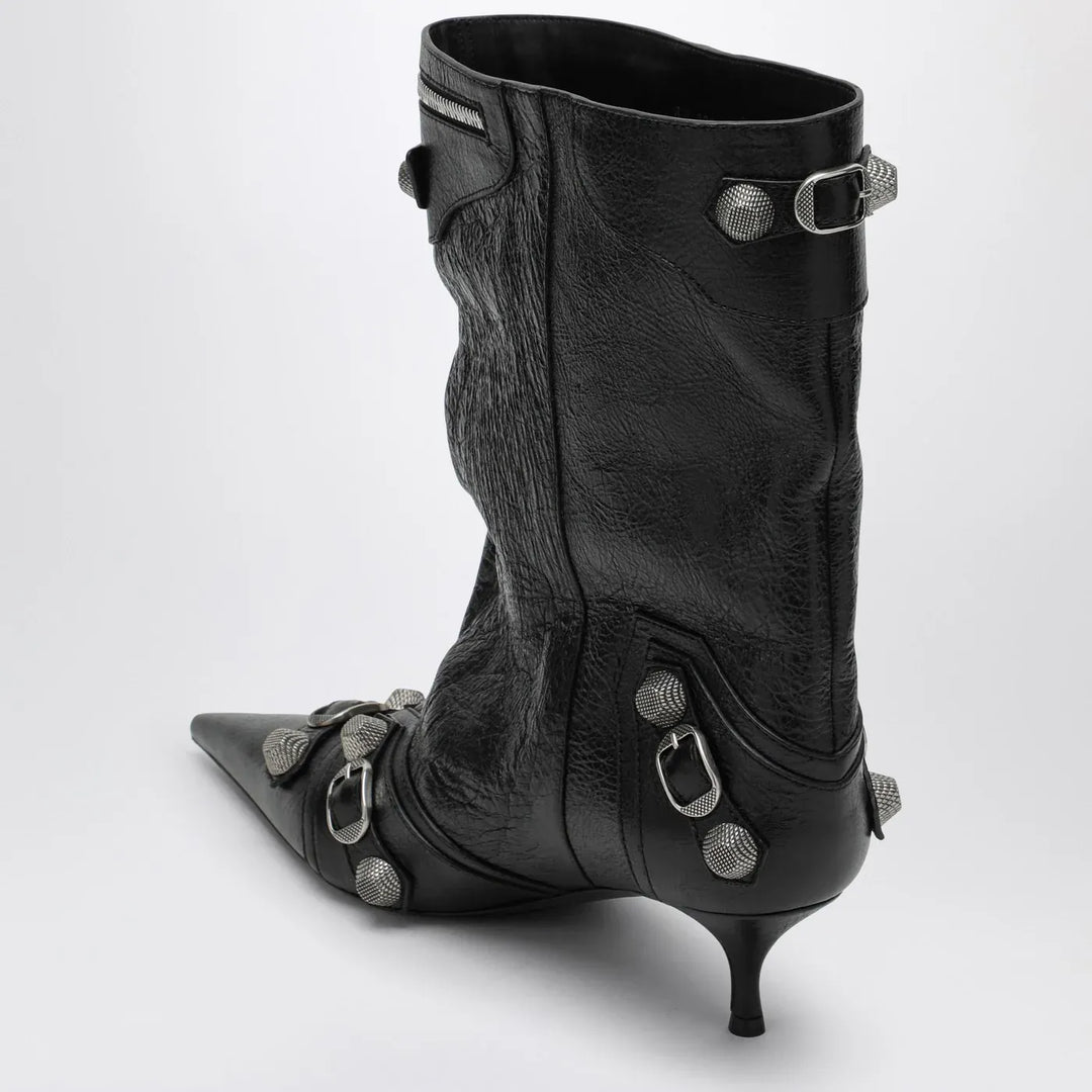 Balenciaga - Cagole Wide black ankle boot Brand Shoes 36,5 IT
