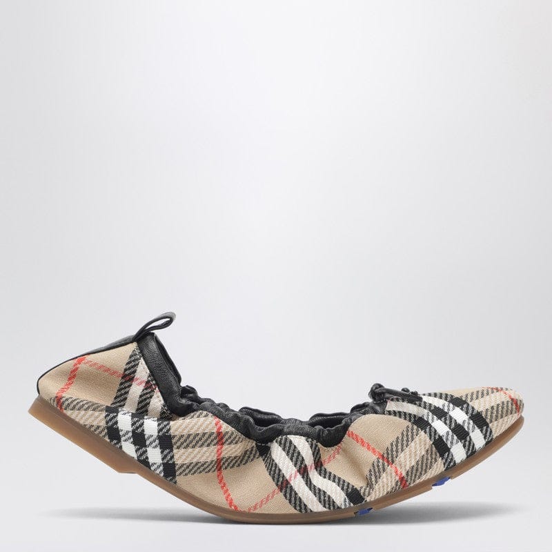 Shoes Burberry - Fawn Check ballet flats beige - 38 IT Brand