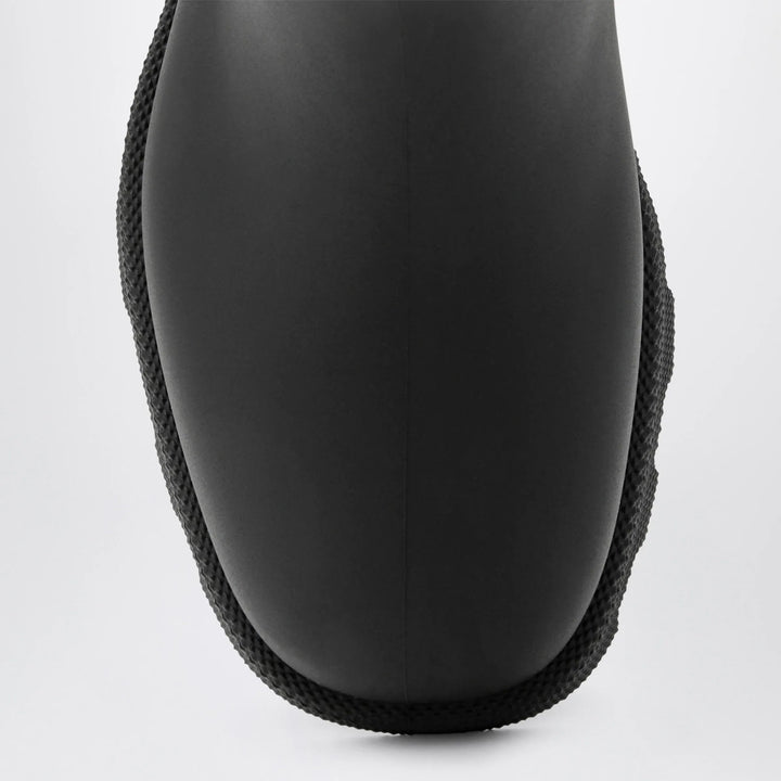 Burberry - Marsh Stamp rubber and nylon rain boots in black Brand Shoes