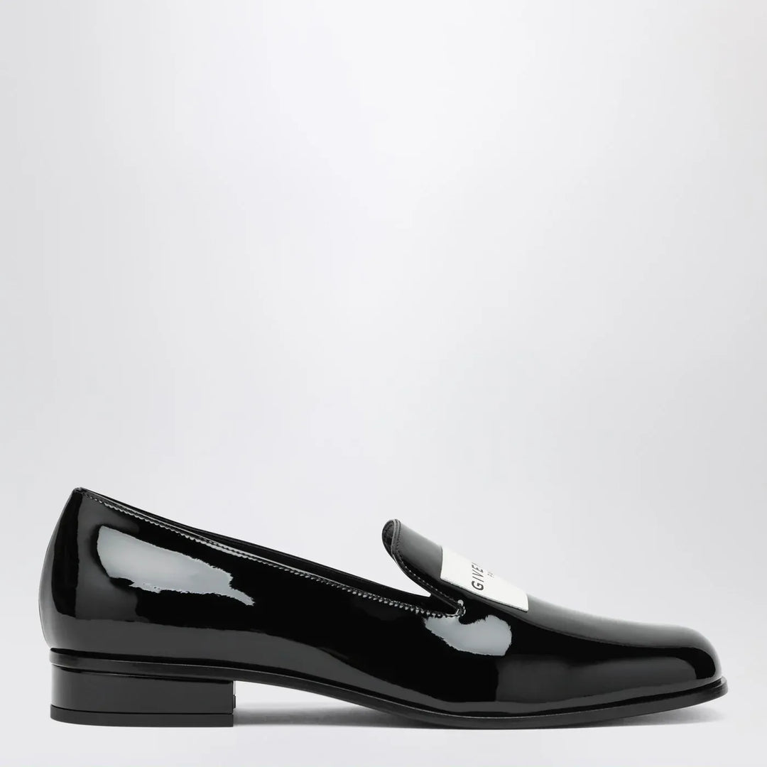 Givenchy - Black patent leather tuxedo loafers Brand Shoes 37 IT