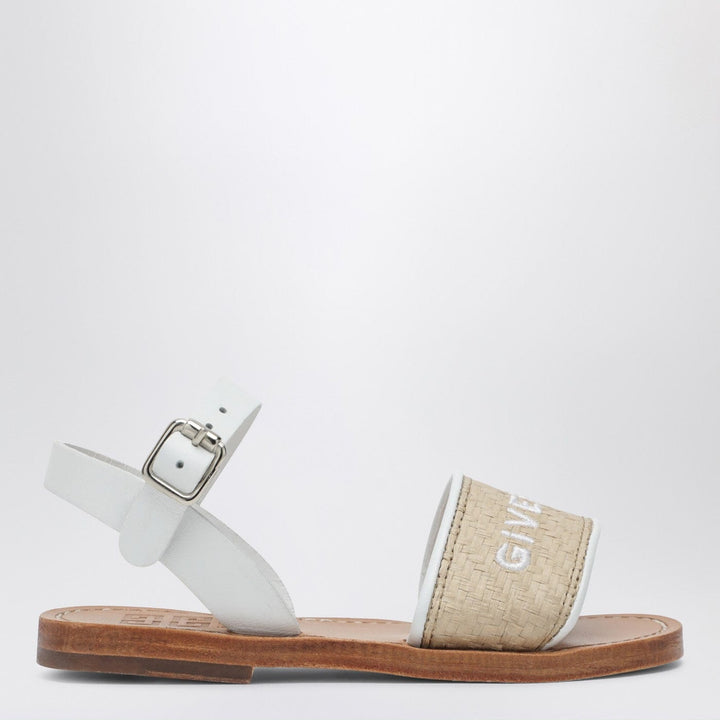 Shoes 31 Givenchy - White/beige sandals with logo Brand