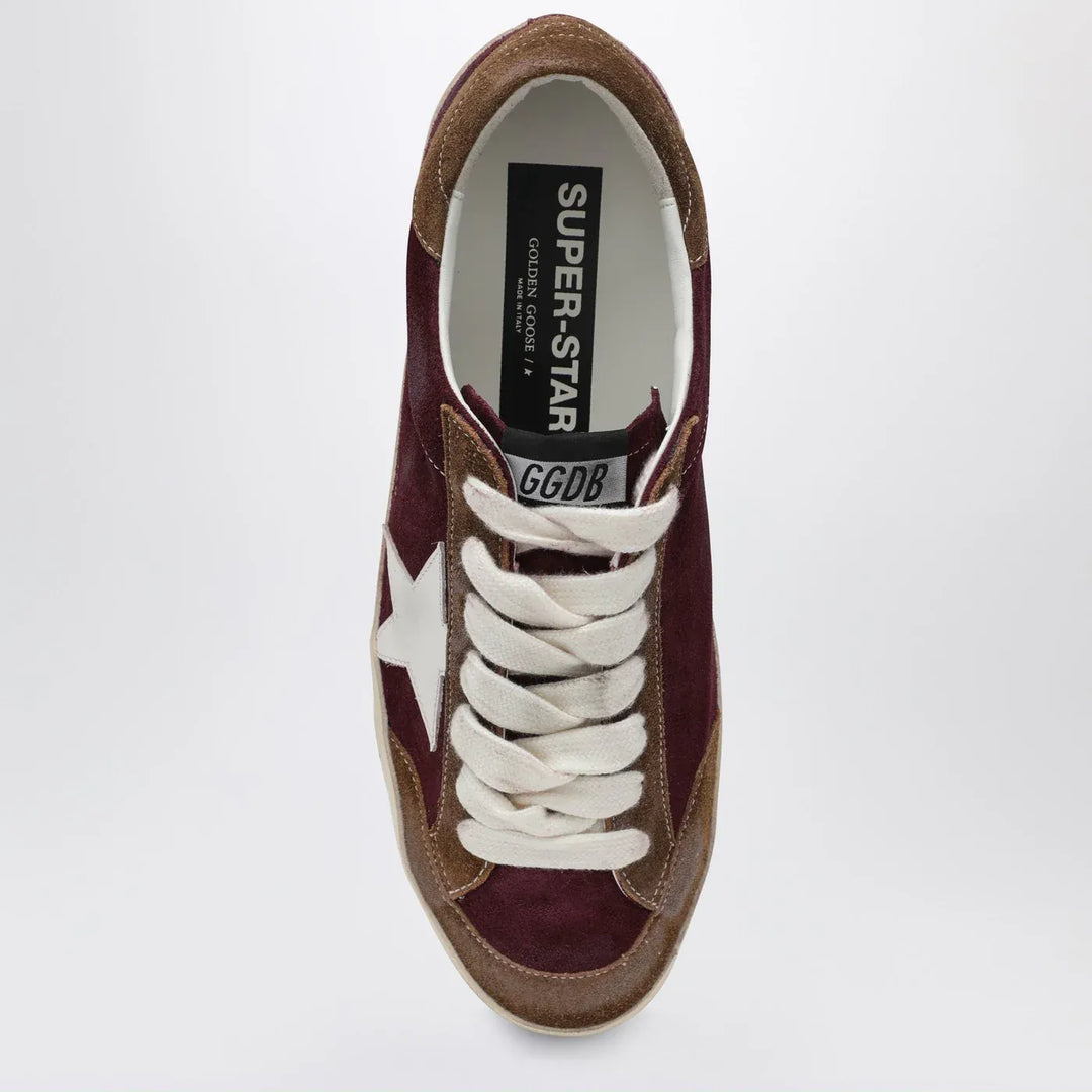 Golden Goose - Bordeaux/white/brown Super Star Sneakers Brand Shoes