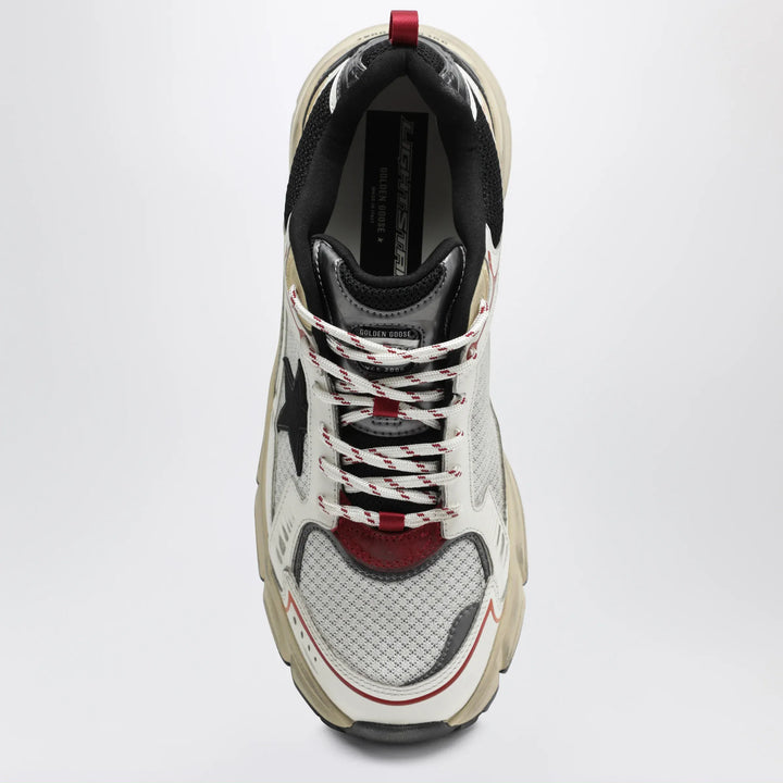 Golden Goose - Lightstar sneakers in white/grey/red Brand Shoes