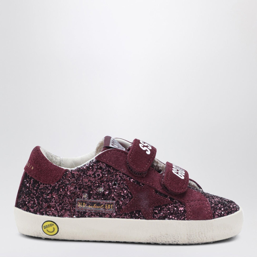 Shoes Golden Goose - Old School sneakers in burgundy glitter Brand