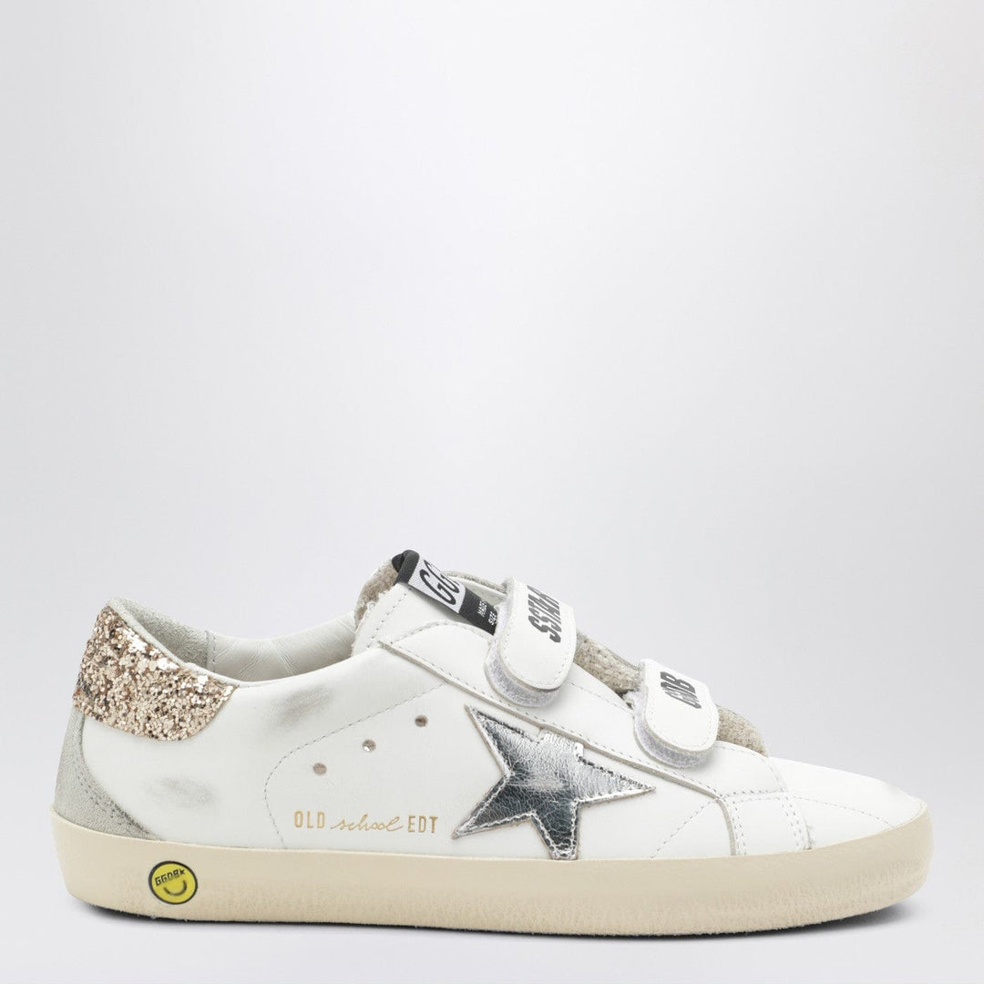 Shoes Golden Goose - Old School sneakers in white with glitter star Brand