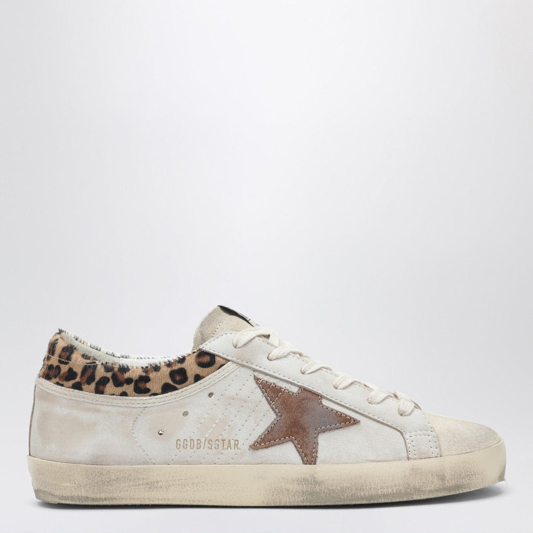 Shoes Golden Goose - Super-Star beige sneaker with pony hair details Brand