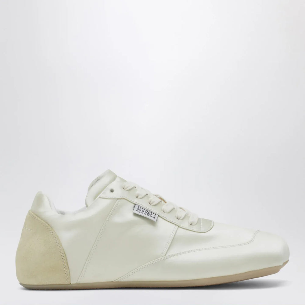 MM6 Maison Margiela - Factory Sneakers in white satin Brand Shoes 36 IT
