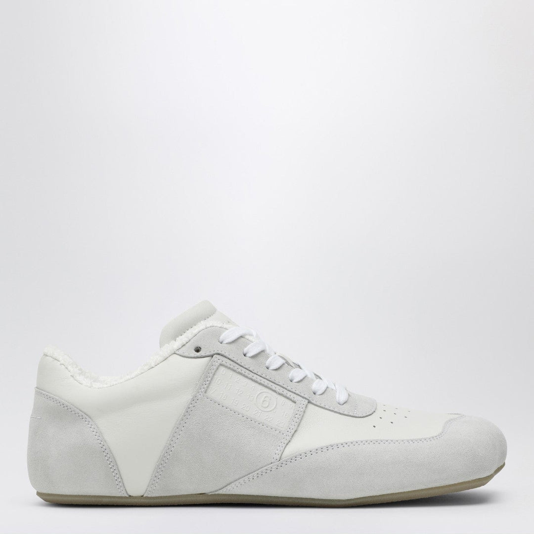 Shoes 44 IT MM6 Maison Margiela - White leather and suede Anatomic sneaker Brand