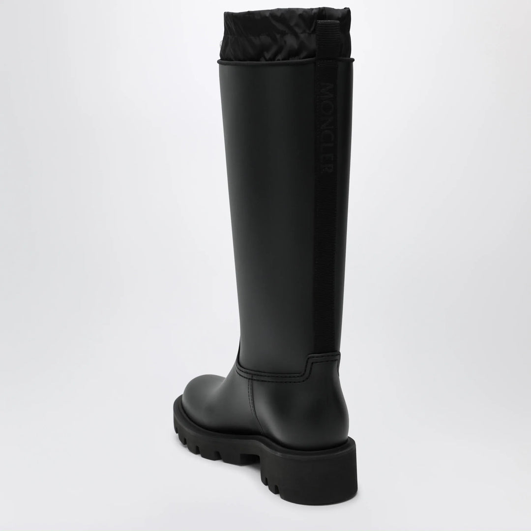 Moncler - Kickstream High rain boots in PVC black Brand Shoes